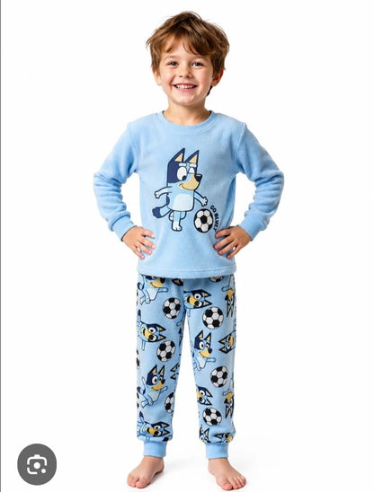 PRIMARK BLUEY PRINTED PLUSH FLEECE PJ SET