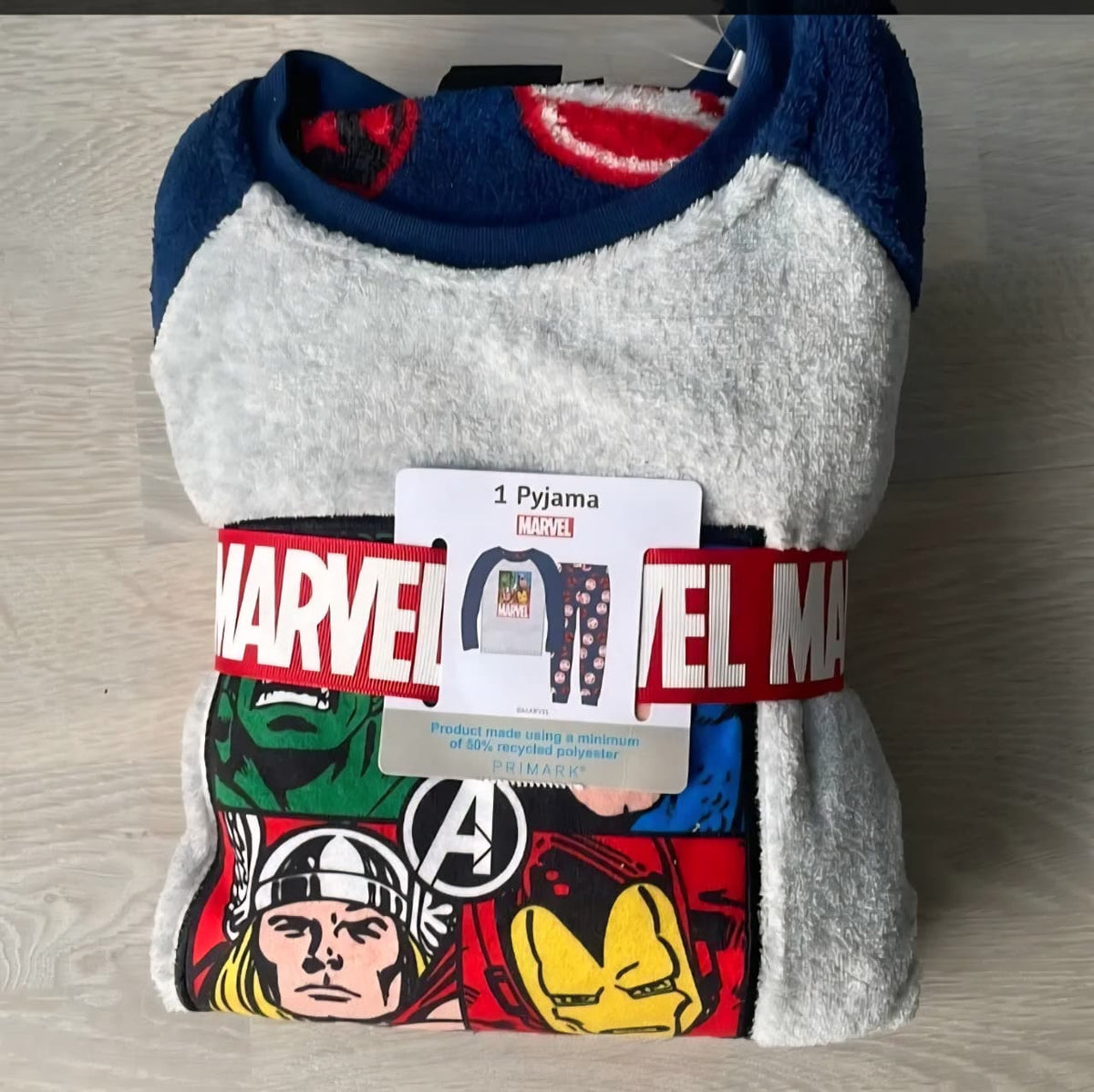 PRIMARK MARVEL FLEECE PJ SET