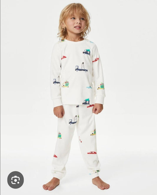 M&S FLEECE PJ SET