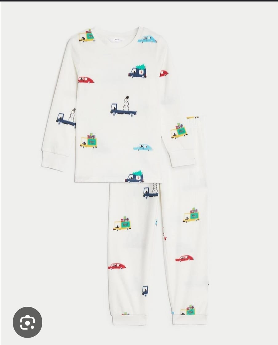 M&S FLEECE PJ SET