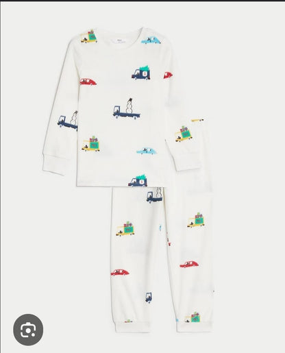 M&S FLEECE PJ SET