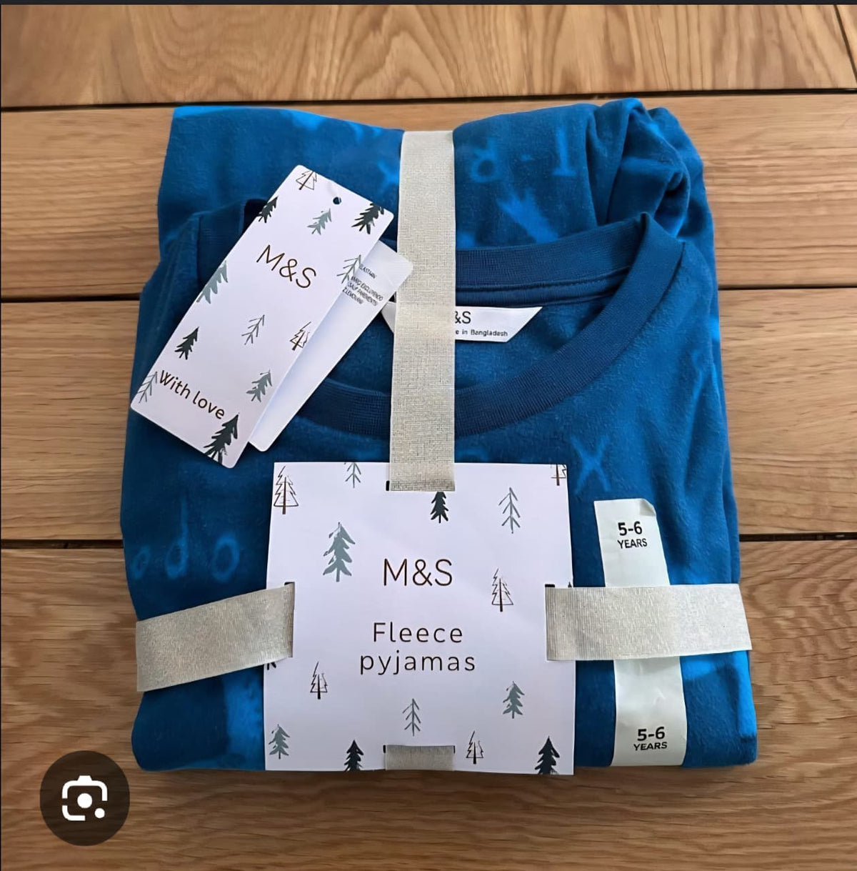 M&S DINOSAUR FLEECE PJ SET