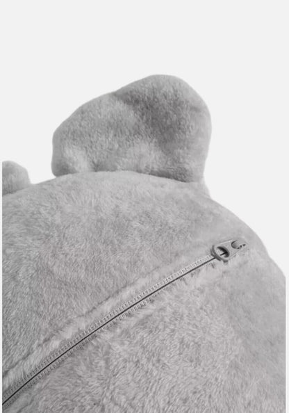M&S KIDS UNISEX NOVELY KOALA BEAR FOLDABLE SOFT FLEECE HOODIE