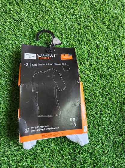 F&F KIDS THERMAL SHORT SLEEVE TOP