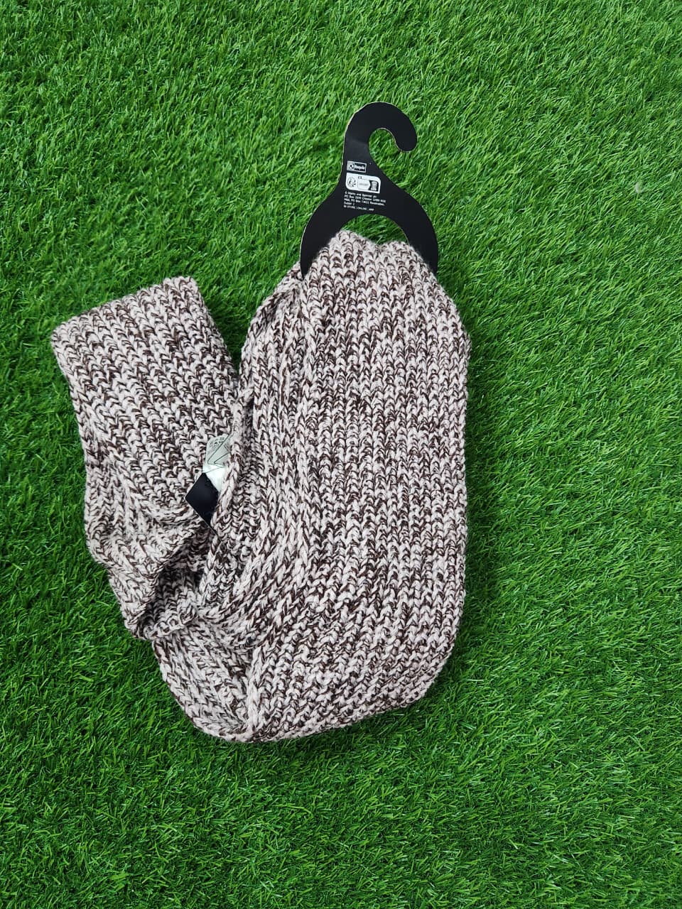 M&S CHUNKY FLECK KNIT SCARF