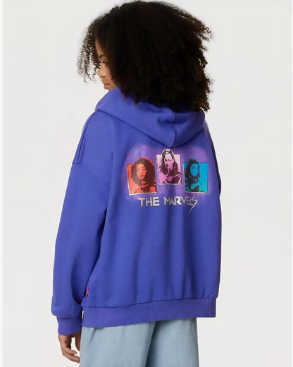 M&S RICH COTTON MARVELS ZIP UP HOODIE