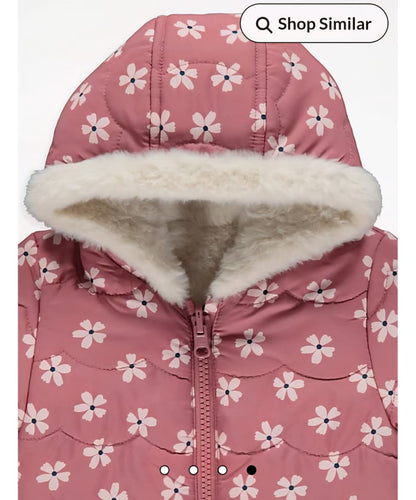 GEORGE PINK FLORAL REVERSIBLE JACKET