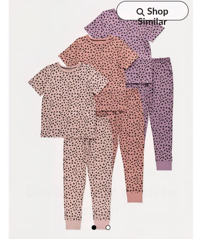 GEORGE LE0PARD PRINT PJ SET PACK OF 3