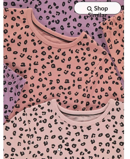 GEORGE LE0PARD PRINT PJ SET PACK OF 3