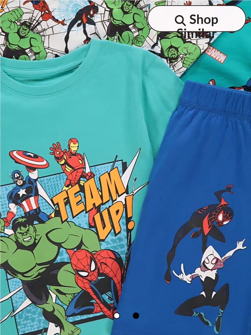GEORGE MARVEL CHARACTER SHORT PJ SET PACK OF 3