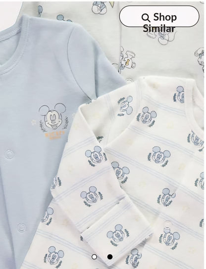 GEORGE DISNEY MICKY MOUSE SLEEP SUIT