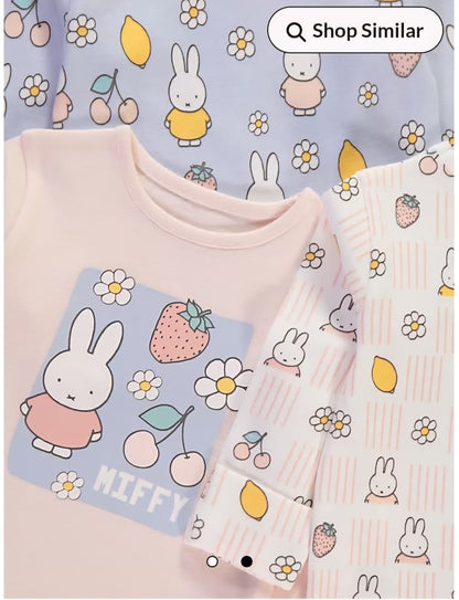 GEORGE MIFFY PINK GRAPHIC PJ SET PACK OF 3