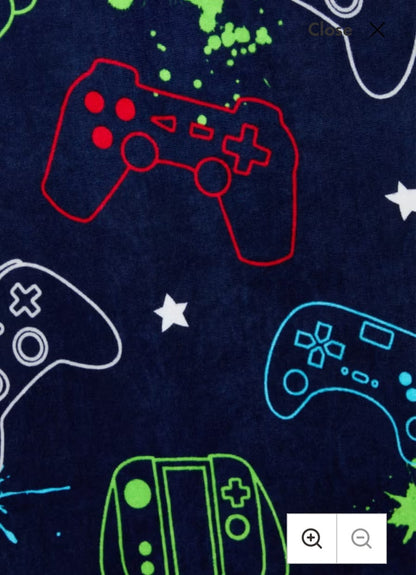 MATAN KIDS NAVY GAMER BEACH TOWEL