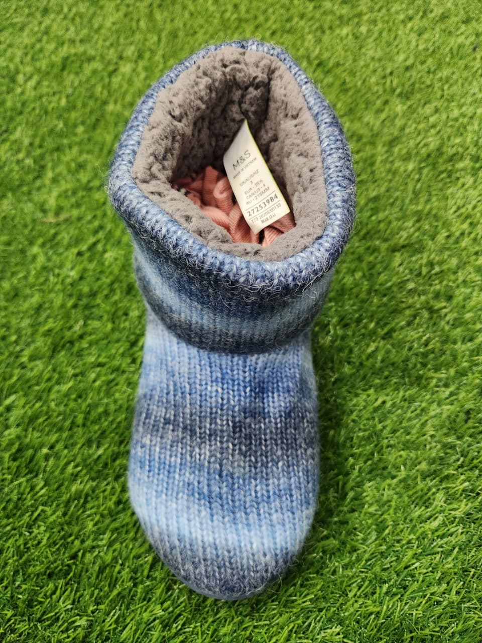 M&S KNITTED SLPIIER BOOTS