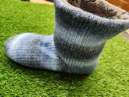 M&S KNITTED SLPIIER BOOTS