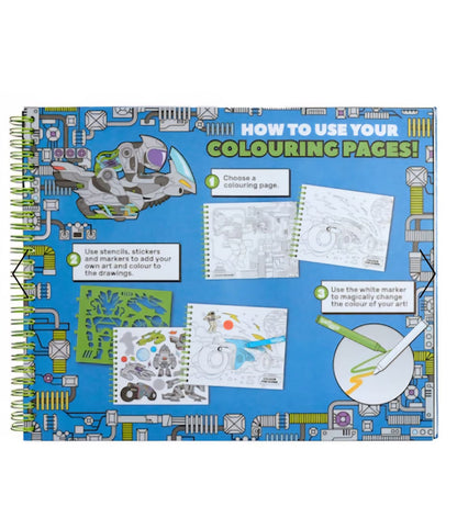 SMIGGLE AMAZING ACTIVITY BOOK WITH COLOR CHANGE PARKERS