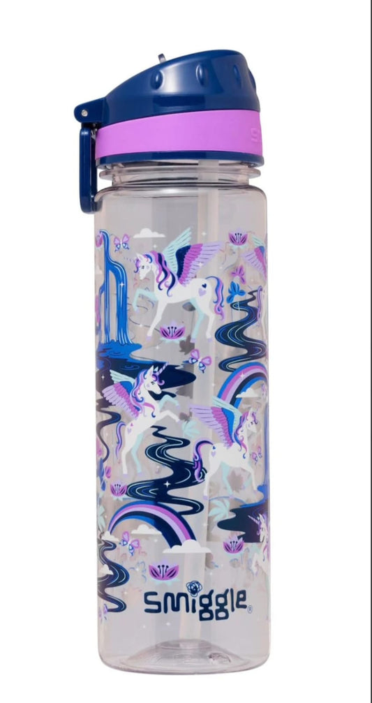 SMIGGLE SIPPER UNICORN BPA FREE WATER BOTTLE 650ML