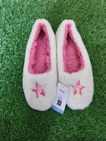 M&S BALLET SYNTHETIC SLIPPERS