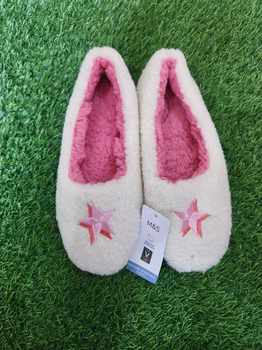 M&S BALLET SYNTHETIC SLIPPERS