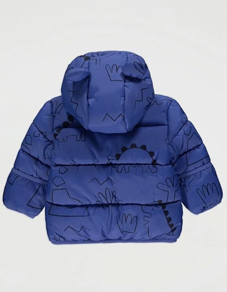 GEORGE BABY FLEECE LINED PADDED HOODED JACEKT