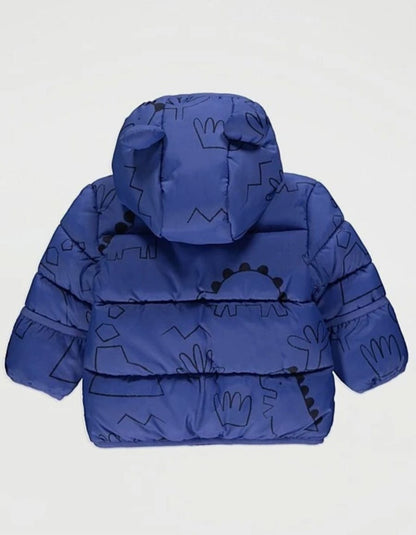 GEORGE BABY FLEECE LINED PADDED HOODED JACEKT