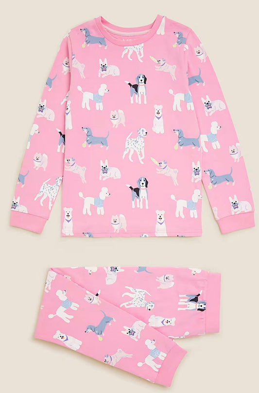 M&S SKINNY FIT FULL SLEEVES PJ SET