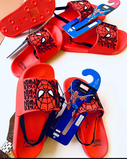 PRIMARK RED MARVAL SPIDER KIDS SLIDE