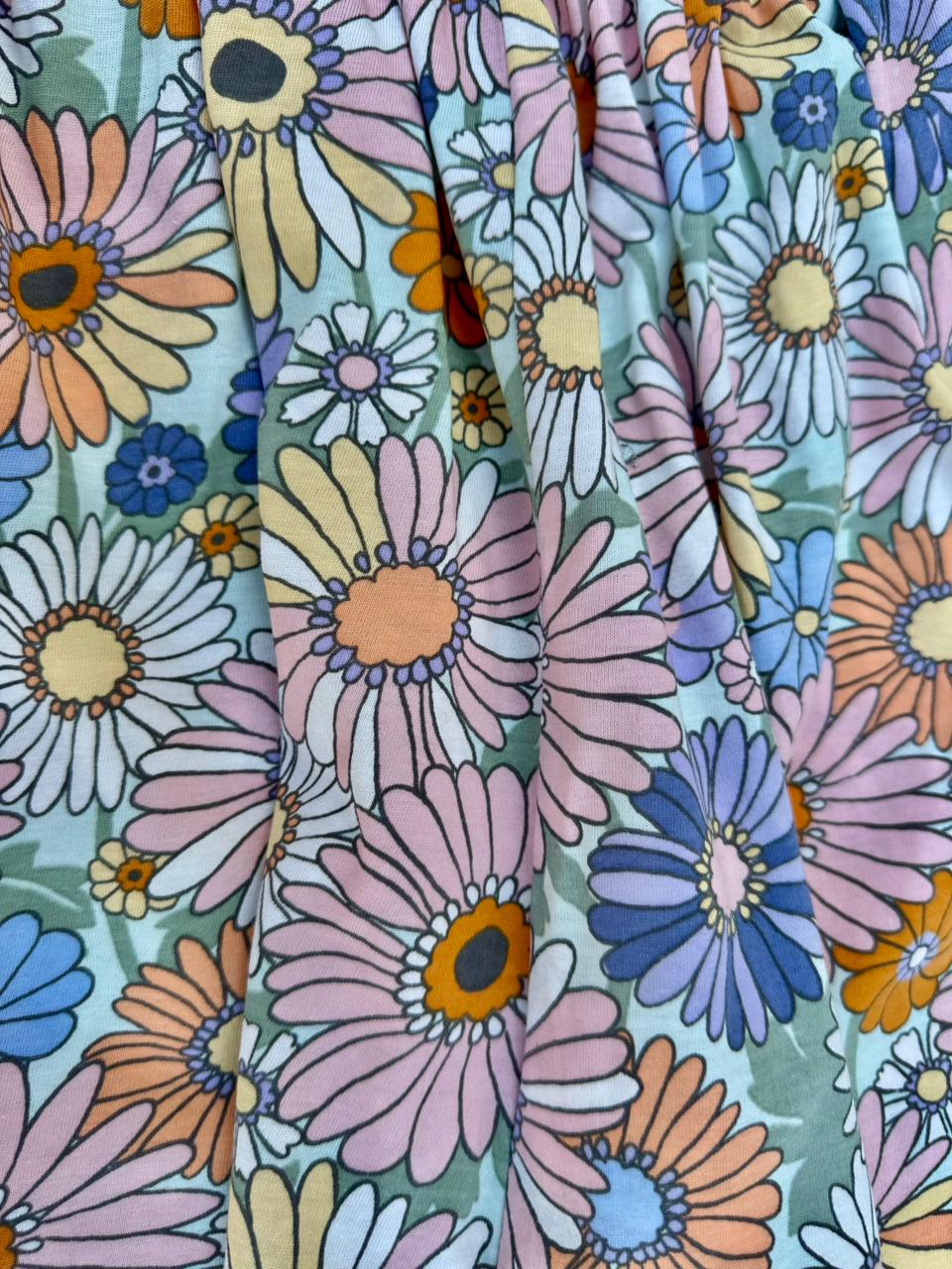 H&M  FLORAL SKIRT & SHIRT