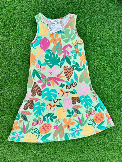 H&M PRINTED JERSEY DRESS