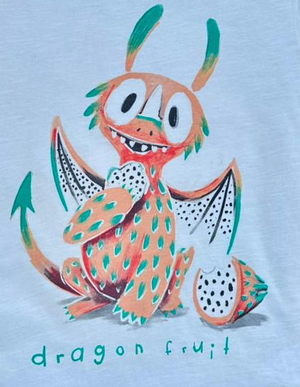 TU KIDS DRAGIN FRUIT T-SHIRT PACK OF 2