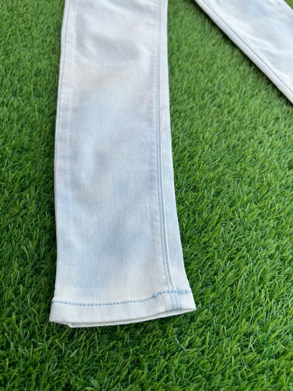 GEORGE LIGHT WHITE BLUE DENIM JEGGINGS