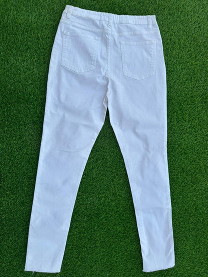 GIRLS WHITE JEANS