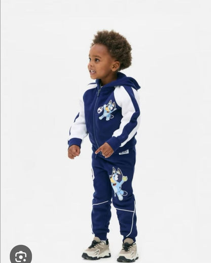 PRIMARK BLUEFY FLEECE HOODIE WITH JOGGER PANT